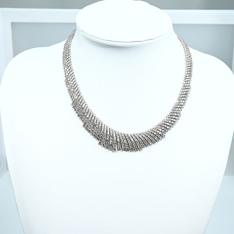 【中古】PT850 DIAMOND NECKLACE ダイヤモンドネックレス 30.00ct 86.5g