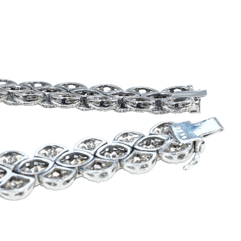 【中古】PT850 DIAMOND NECKLACEダイヤモンドネックレス D32.11ct 101.7g