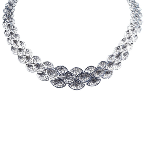 【中古】PT850 DIAMOND NECKLACEダイヤモンドネックレス D32.11ct 101.7g