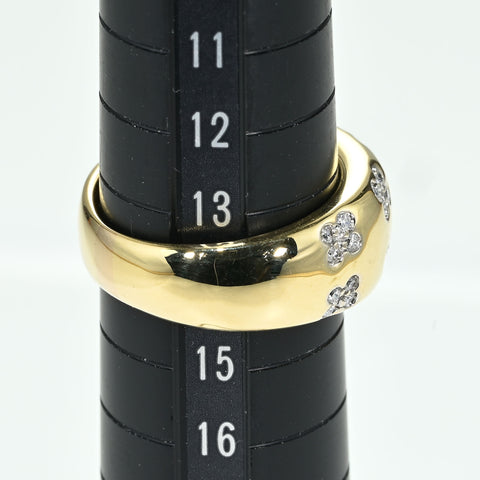 【中古】PONTE VECCHIOポンテ・ヴェッキオ 750 DIAMOND RING K18YGダイヤモンドリング D0.40ct 8.2ｇ#14 ONE PRICE
