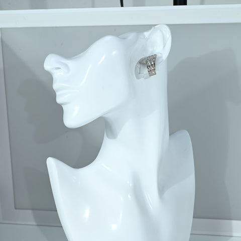 【中古】石川暢子 PT900/K18 DIAMOND EARRINGS ダイヤモンドイヤリング D0.69ctD/0.70ct 15.7g