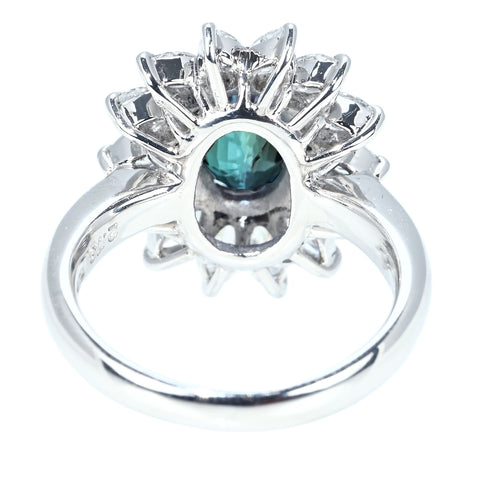 【中古】PT900 ALEXANDRITE RING アレキサンドライトリング A2.73ct D1.66ct GIA鑑別書 10.7g #13