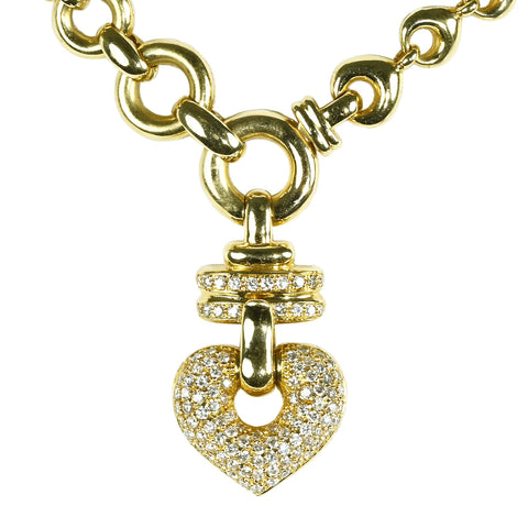 【中古】750 DIAMOND NECKLACE ダイヤモンドペンダントネックレス D1.60ct 45.4g