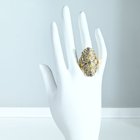 【中古】K18YG DIAMOND RING ダイヤもモンドリング D2.00ct 12.6g #17