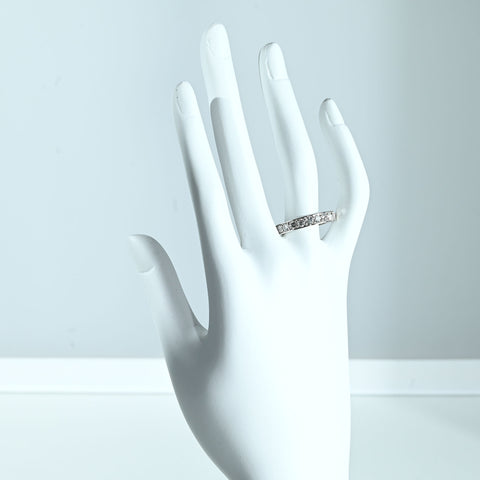 【中古】PT950 DIAMOND RING ダイヤモンドリング D1.00ct 3.1g #14