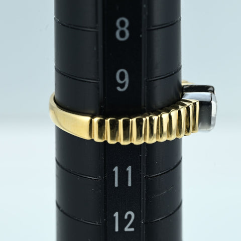 【中古】K18/PT900 DIAMOND RING ダイヤモンドリング D0.23ct 4.4g #10