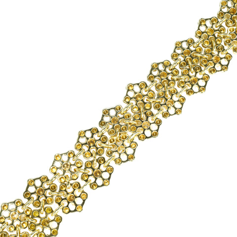 【中古】K18YG DIAMOND BRACELET ダイヤモンドブレスレット 41.8g 18cm