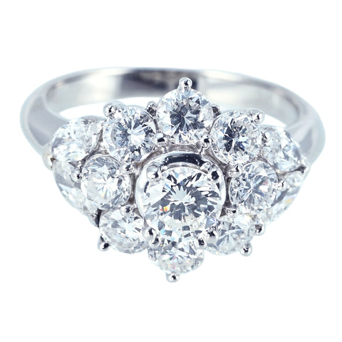 【中古】 PT900 DIAMOND RING ダイヤモンドリング D2.00ct 6.4g #9