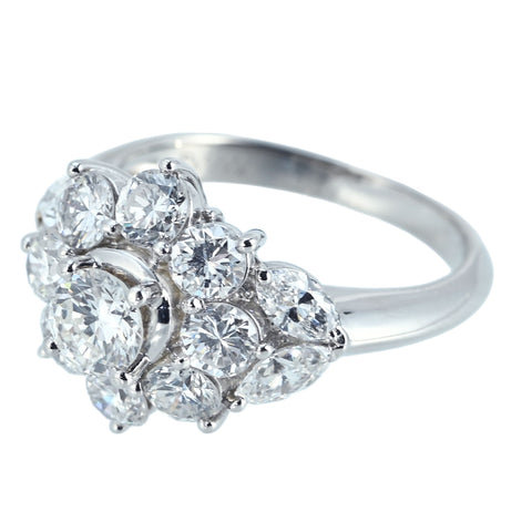 【中古】 PT900 DIAMOND RING ダイヤモンドリング D2.00ct 6.4g #9