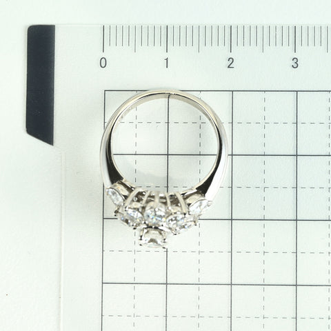 【中古】 PT900 DIAMOND RING ダイヤモンドリング D2.00ct 6.4g #9