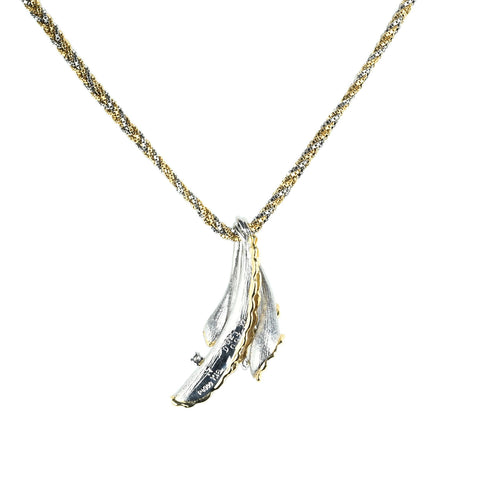 【中古】 石川暢子 PT850/K18/PT900 DIAMOND NECKLACE ダイヤモンドペンダントネックレス D0.21ct D0.07ct 20.1g 42cm