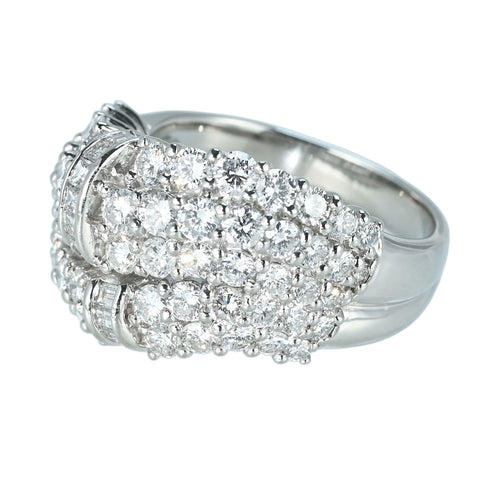 【中古】PT900 DIAMOND RING ダイヤモンドリング DR3.00ct 17.1g #18
