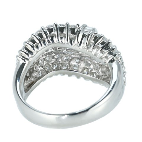 【中古】PT900 DIAMOND RING ダイヤモンドリング DR3.00ct 17.1g #18