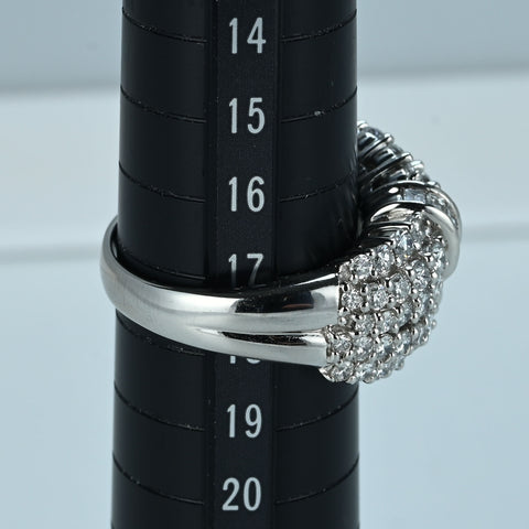 【中古】PT900 DIAMOND RING ダイヤモンドリング DR3.00ct 17.1g #18