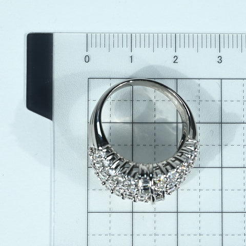 【中古】PT900 DIAMOND RING ダイヤモンドリング DR3.00ct 17.1g #18