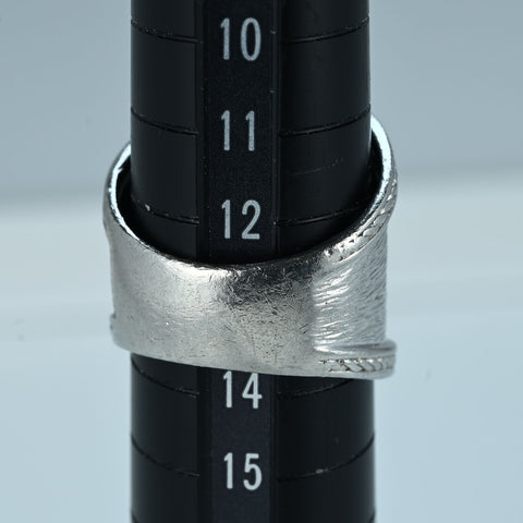 【中古】 PT900 ONIX RING オニキスリング（ネコ）16.5g #13