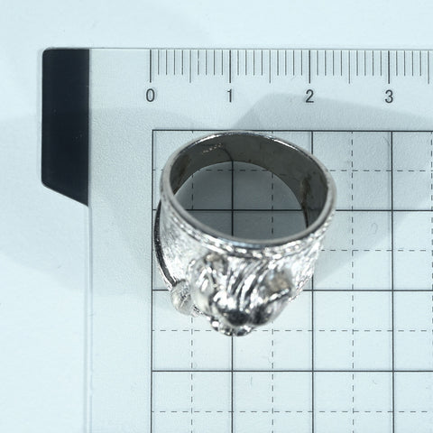 【中古】 PT900 ONIX RING オニキスリング（ネコ）16.5g #13