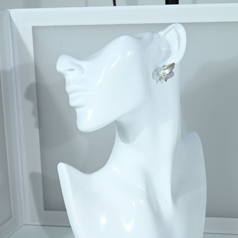 【中古】K14WG MABE PEARL EARRING マベパールイヤリング 4.2g