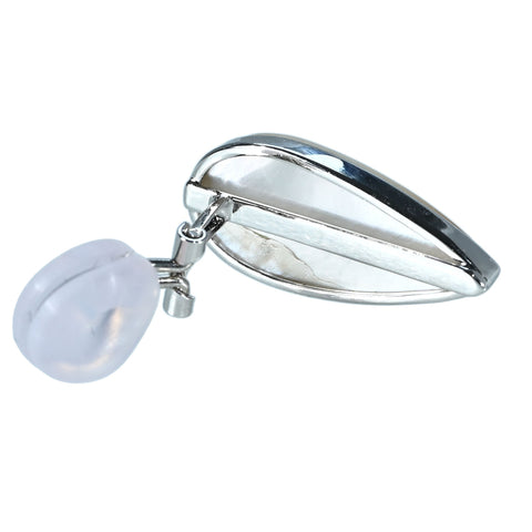 【中古】K14WG MABE PEARL EARRING マベパールイヤリング 4.2g