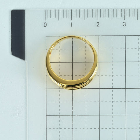 【中古】K18YG RUBYルビー・ダイヤモンドリング R0.69ct D0.05ct 4.5g #12