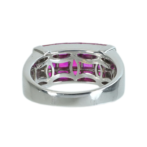 【中古】K18WG RUBYルビーリング R1.73ct D0.1 7ct.4.0g #11.5