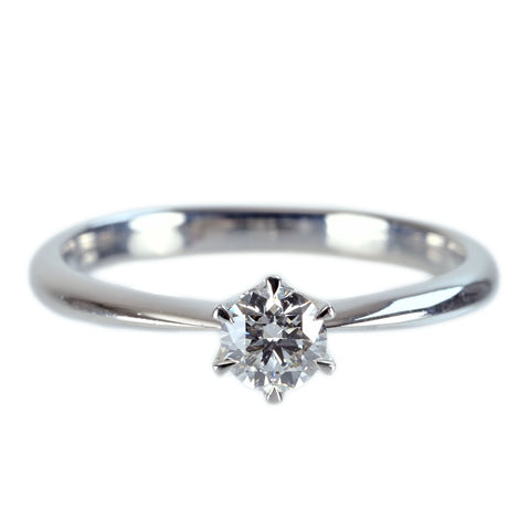 【中古】アイプリモ PT950 DIAMOND ダイヤモンドリング 0.264ct 3.0g
